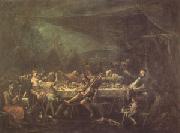 MAGNASCO, Alessandro THe Gypsies'Wedding Feast (mk05) oil on canvas